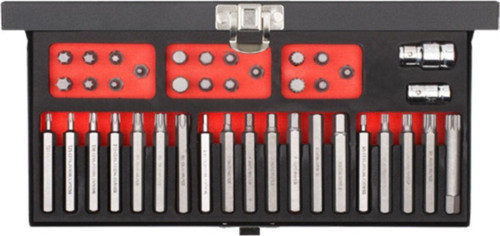 C28-Ss40 40 Parça H10 Torx-Allen-Xzn Lokmalı Bits Uç Takımı