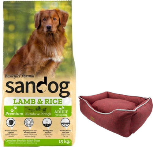 Premium Lamb&Rice Yetişkin Köpek Maması 15 Kg, Mia Bordo Premium Medium Yatak