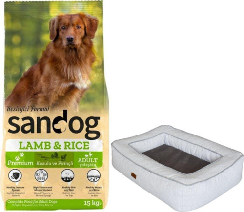 Premium Lamb&Rice Yetişkin Köpek Maması 15 Kg, Visco Light Gri Comfort Medium Yatak