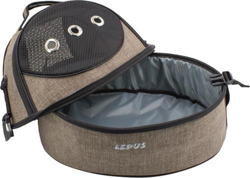 Ufo Bag Kedi Köpek Taşıma Çantası Kahverengi