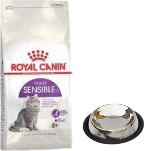 Sensible 33 Sindirim Hassasiyetli Yetişkin Kedi Maması 4 Kg, Su Ve Mama Kabı