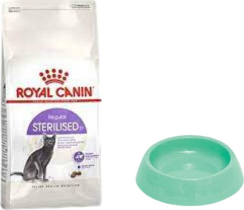 Sterilised 37 Kısırlaştırılmış Kuru Kedi Maması 2 Kg, Yuvarlak Su Ve Mama Kabı