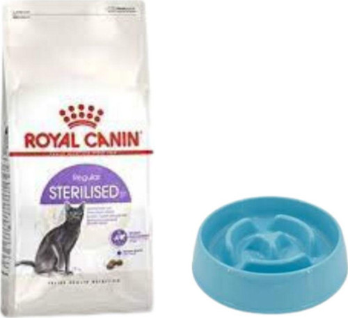Sterilised 37 Kısırlaştırılmış Kuru Kedi Maması 4 Kg, Yavaş Yeme Mama Kabı 375 Ml.
