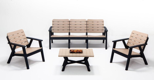 Sera 3+1+1+S Mindersiz Oturma Grubu / Bahçe - Balkon - Teras Mobilyası
