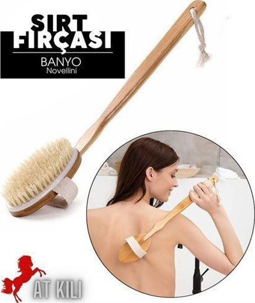 Novellini Doğal Banyo Sırt ve Selülit Fırçası 716166