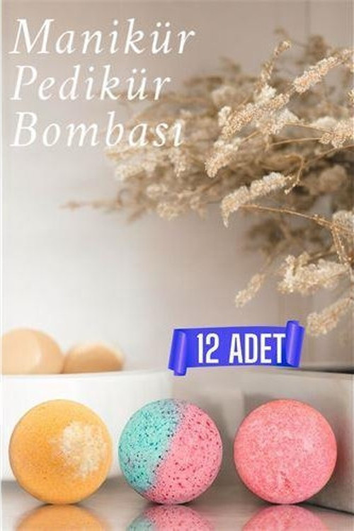 TransForMacion 12 ADET Pedikür Manikür Banyo Bombası Topu 717653