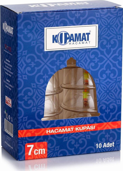 Hacamat Masaj Kupası 7 Numara (5 KUTU) 50 Adet (Pompa İçermez)