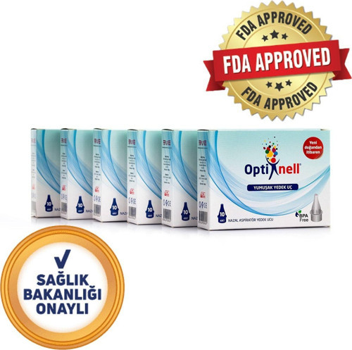 Bebek Nazal Burun Aspiratör Otribebe Uyumlu Yedek Uç 6 Kutu