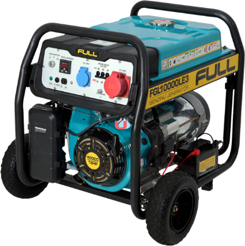 Jeneratör FGL 10000LE3 Motor Benzinli - İpli / Marşlı (380V Trifaze)