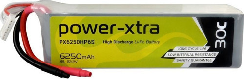 PX6250HP6S - 6S1P - 22.2V 6250 mAh Li-Polymer Pil -30C