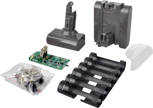12M - Dyson V6 - Süpürge Bataryası Kasası ve Ekipmanları - DIY Kit