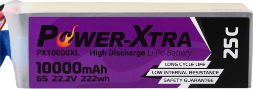 PX10000XL 22.2V 6S2P 10000 mAh (25C) Li-Polymer Pil
