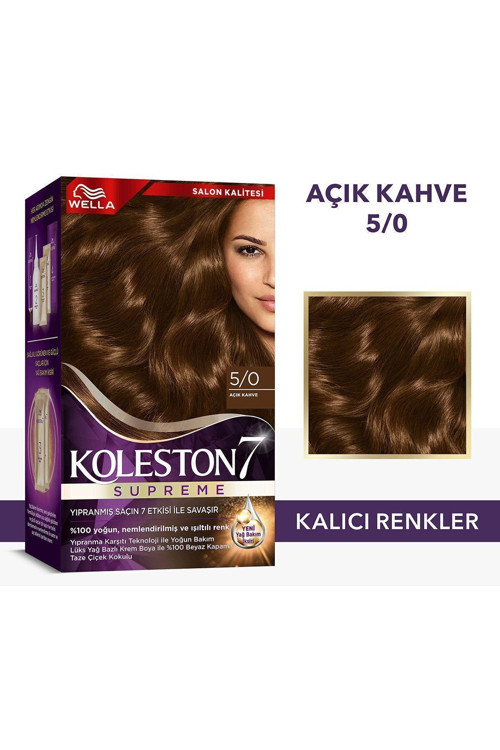 Supreme Saç Boyası 5/0 Açık Kahve