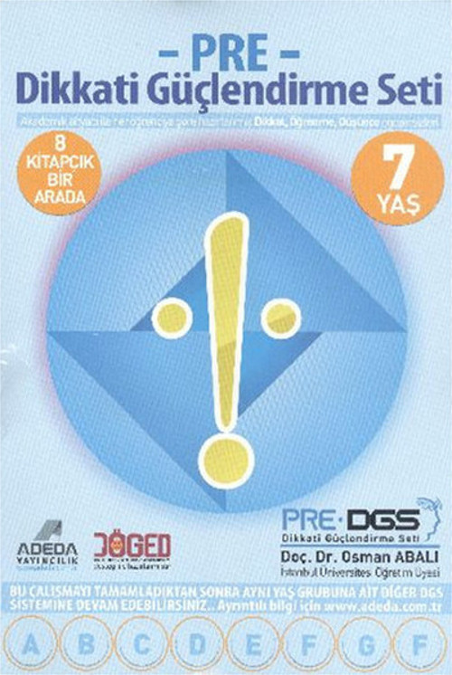 PRE - Dikkati Güçlendirme Seti 7 Yaş