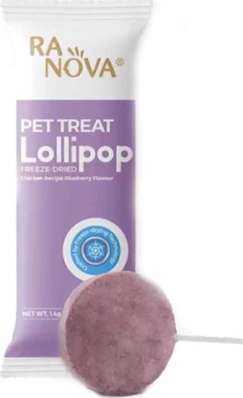 Tavuklu ve Yaban Mersinli Bağışıklık Destekli Lolipop Kedi Ödülü 1.4 Gr