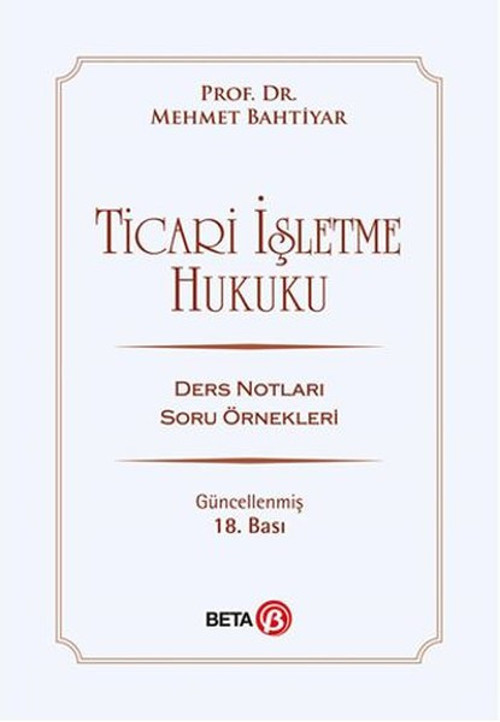 Ticari İşletme Hukuku