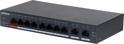 CS4010-8ET-110, 8 Port, Megabit, 8 Port PoE, 110W, +2 Port Uplink, Cloud Yönetilebilir, Switch