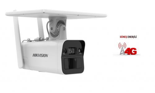 HIKVISION DS-2XS2T41G1-ID/4G, 4Mpix, 4mm, 30Mt Gece Görüşü, Dahili Mikrofon, 4G, Solar IP Kamera