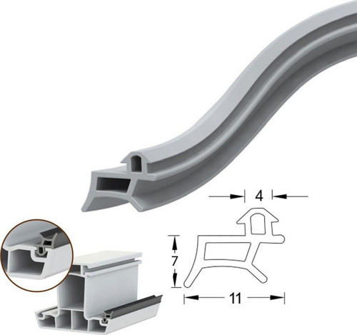 Pimapen Pvc Kapı Pencere Fitili Contası 60 Metre Gri