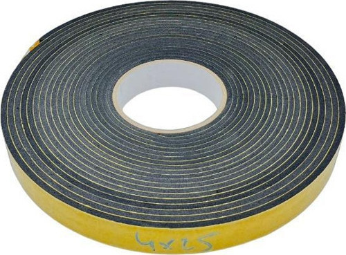 Endüstriyel EVA 4mm x 25 mm Çift Taraflı Yapışkan Bantlı Yalıtım Süngeri