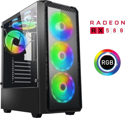 Xsr312 i5 4440 16GB Ram 512GB SSD 8GB RX580 Ekran Kartı Masaüstü Oyun Bilgisayarı