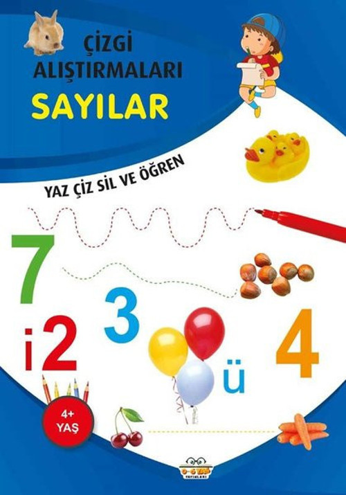 Sayılar - Çizgi Alıştırmaları 4+