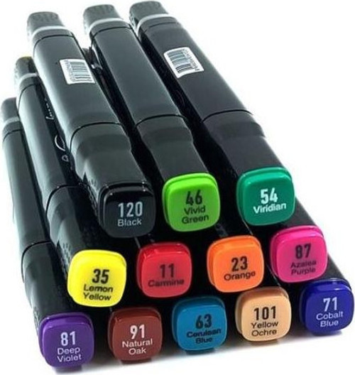 Del Rey Twın Marker Çift Uçlu Grafik Kalemi 12 Li Mn-Drz012