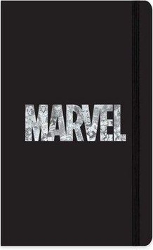 13x21 80 Yaprak Çizgili Ciltli Lastikli Defter - Siyah