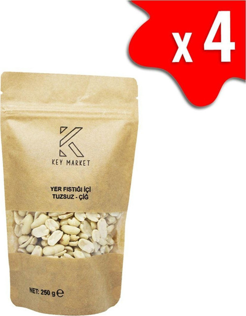 1 Kg Soyulmuş, Tuzsuz, Doğal Az Kavrulmuş Yer Fıstığı