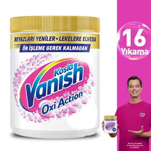 Vanish Kosla Multipower Beyazlar Için Toz Leke Çıkarıcı Deterjan Güçlendirici 480 G