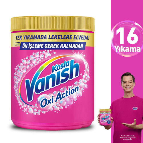 Vanish Kosla Multipower Renkliler Için Toz Leke Çıkarıcı, Deterjan Güçlendirici 480 G