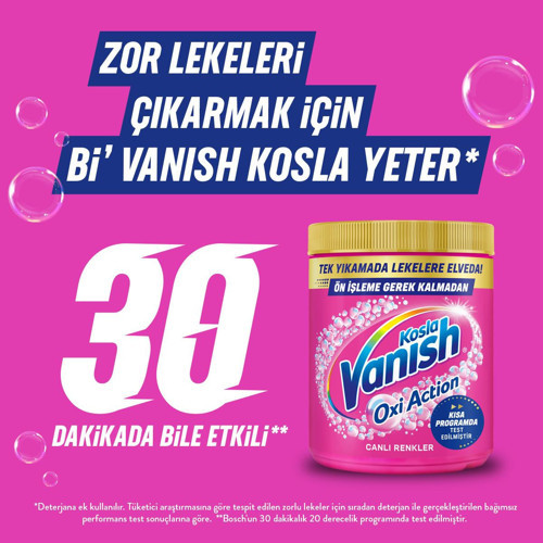 Vanish Kosla Multipower Renkliler Için Toz Leke Çıkarıcı, Deterjan Güçlendirici 480 G 4