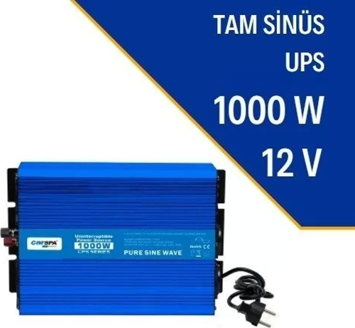 1000w 12v Tam Sinüs Akü Şarjlı Ups İnverter