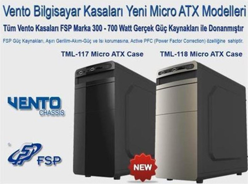Vento Cıo Tml117 Mıcro Atx Siyah Kasa 400W