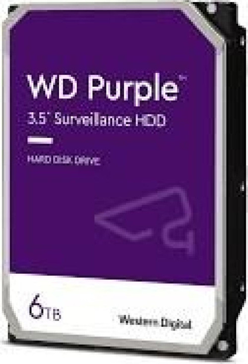 Wd 6TB Purple Wd62purz 3.5" 5400 Rpm Sata 3 Hdd WD62PURZ