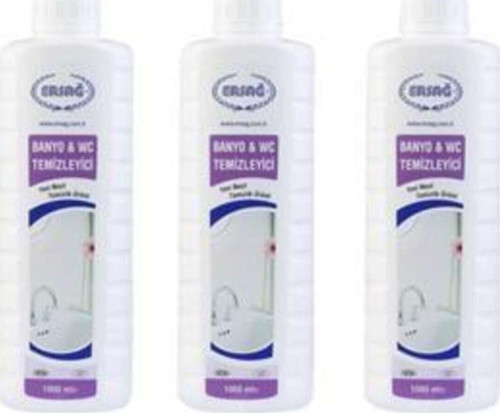 Antibakteriyel Banyo Wc Temizleyici 1000 ml 3 x Adet