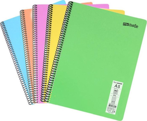 Mynote Flex Pastel A5 80 Yp Kareli Spr Defter 30001946 Mfxpa-A580-K