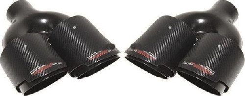 Egzoz Ucu Bmw Çiftli 89mm Siyah Oem-kalite -///m-