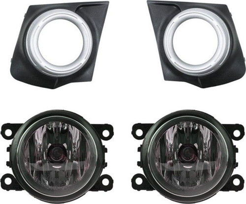 Mitsubishi L200 Uyumlu Sis Lamba Kapağı+Sis Lambası Set 2015-2018