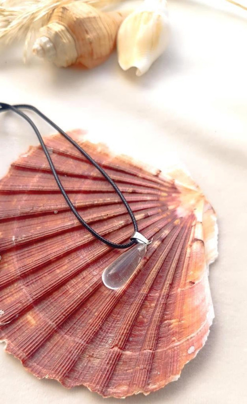 Kolye Gerdanlık Çakra Yoga Reiki Doğal Kristal Kuvars Taşı Kadın Hediye
