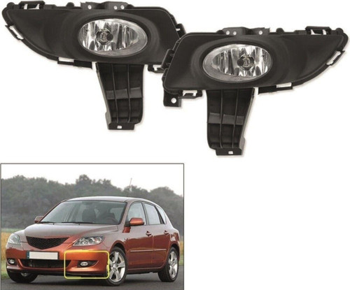 Mazda 3 Sis Lamba Kapaklı Sağ-Sol Takım 2003-2008