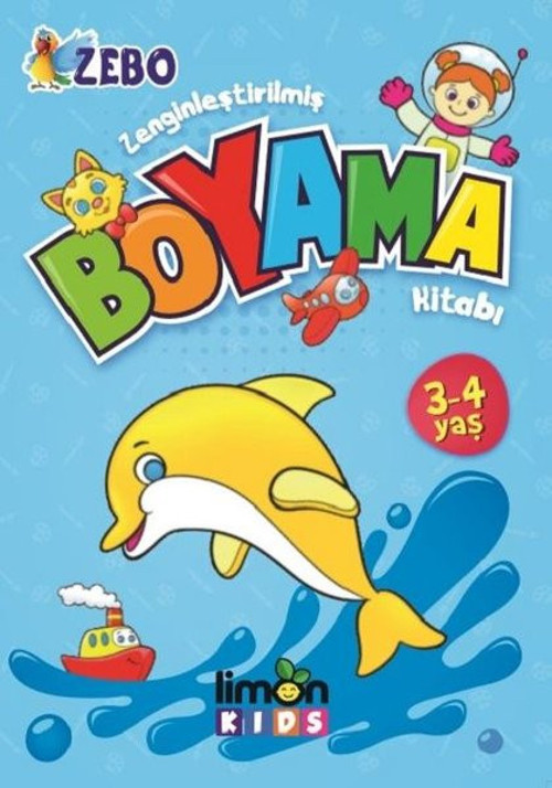 Zenginleştirilmiş Boyama Kitabı 3-4 Yaş