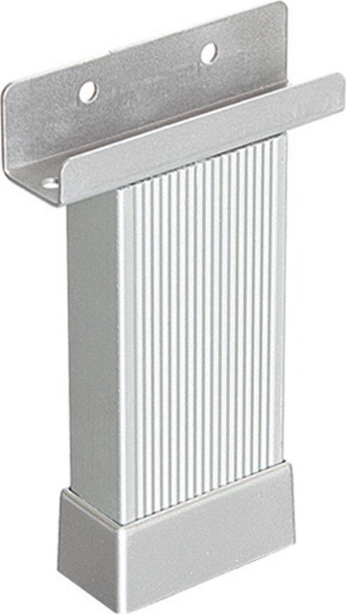 EROĞLU 20X45 ALÜMİNYUM U ÇİZGİLİ AYAK MATKROM MAT KROM 12 CM