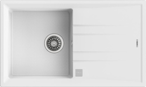 STONE 50 B-TG TEK HAZNELI TEK DAMLALIKLI BEYAZ TEGRANITE EVIYE