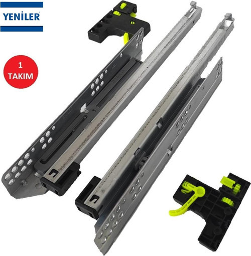 TANDEM KISMİ AÇILIM ÇEKMECE RAYI 40 CM (MANDAL DAHİL)