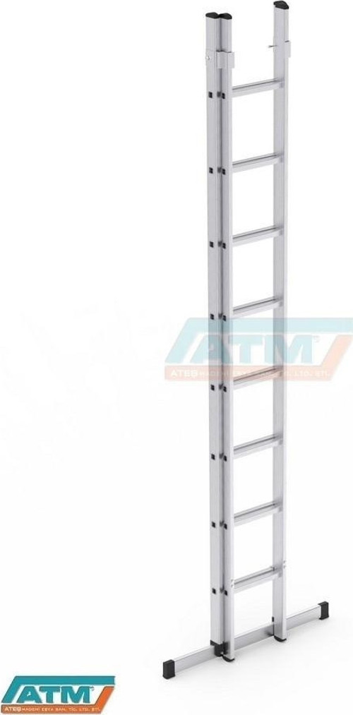 3*2=6+1=7 MT 65X25 İKİ PARÇALI A TİPİ SÜRGÜLÜ MERDİVEN