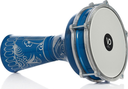 114 MAVİ ERZİNCAN İŞLEMELİ 4 NO ALÜMİNYUM DARBUKA