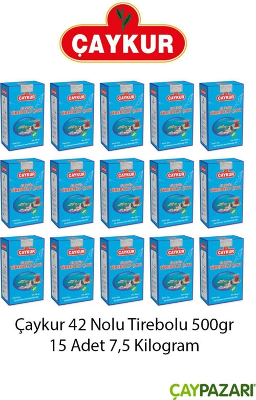 42 Nolu Tirebolu 500 Gr. 15 Adet (7,5 Kilogram)