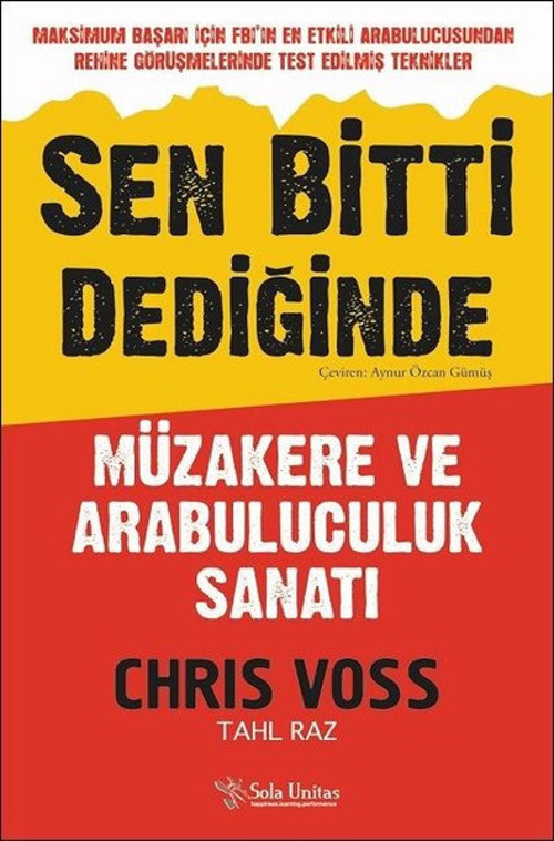 Sen Bitti Dediğinde-Müzakere ve Arabuluculuk Sanatı