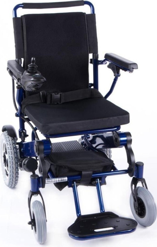 Comfort Plus Ergostar Lux Lacivert Akülü Tekerlekli Sandalye (Lityum Pilli)